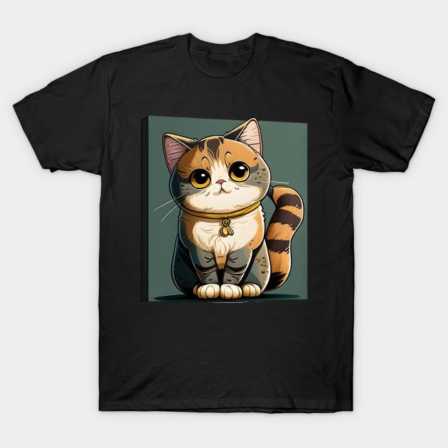 Funny Fat Cat But Proud - Cat Lover T-Shirt by Ray E Scruggs